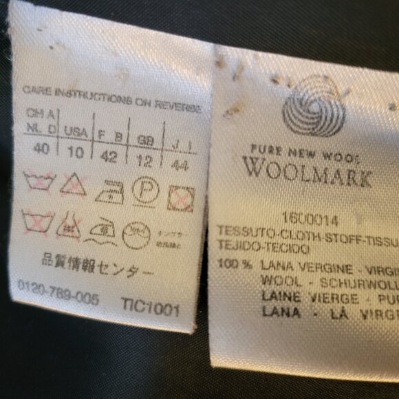 MaxMara Funnel Neck Virgin Wool Coat - Picture 4 of 7